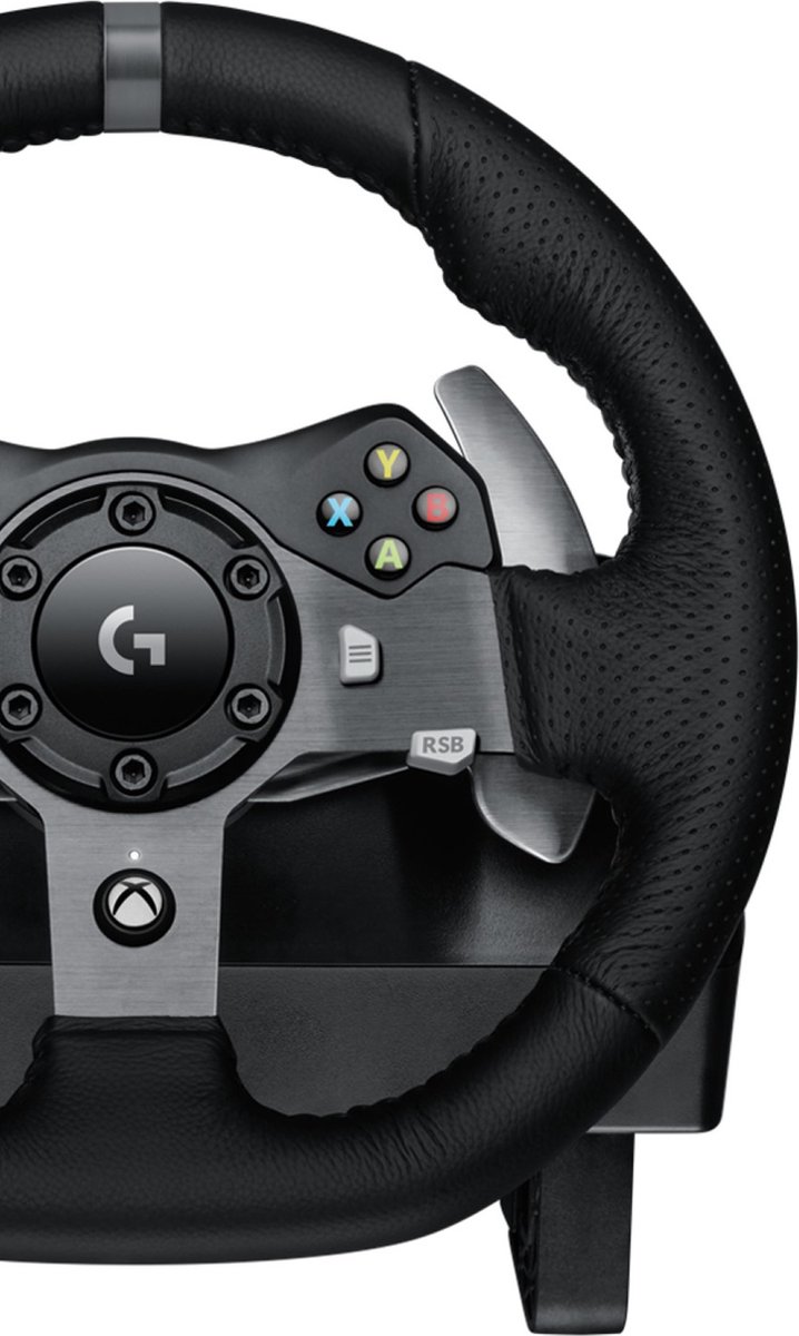 Logitech G920 Driving Force - Racestuur en Pedalen - Xbox Series X|S, Xbox One & PC