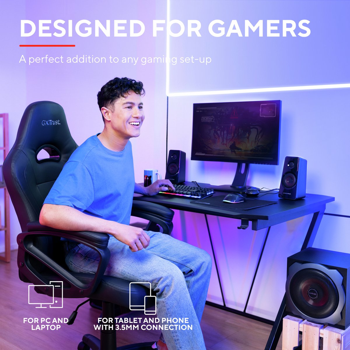 spreker, Tafel, Bureau, Monitor, Scherm