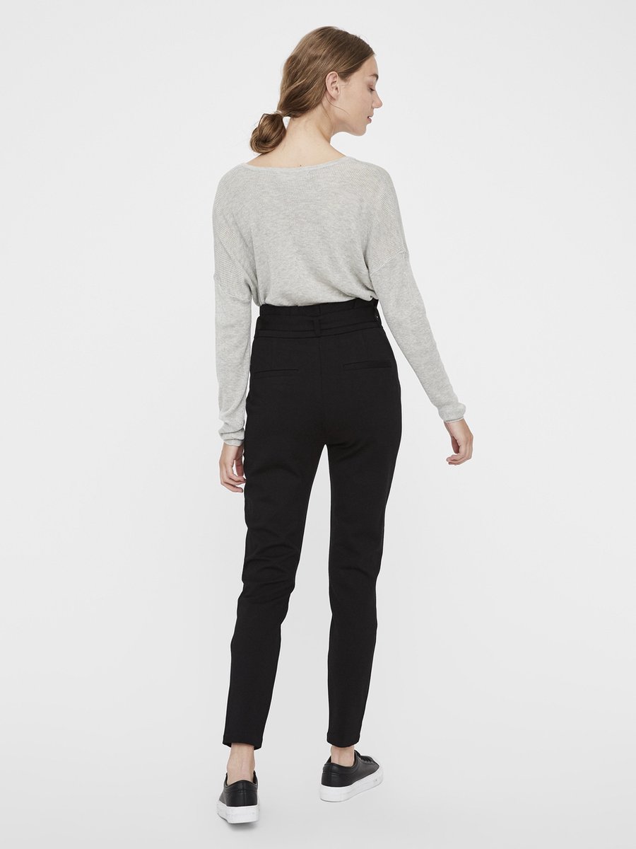 Vero Moda - Maat L X 34 - VMEVA HR LOOSE PAPERBAG PANT GA NOOS Dames Broek
