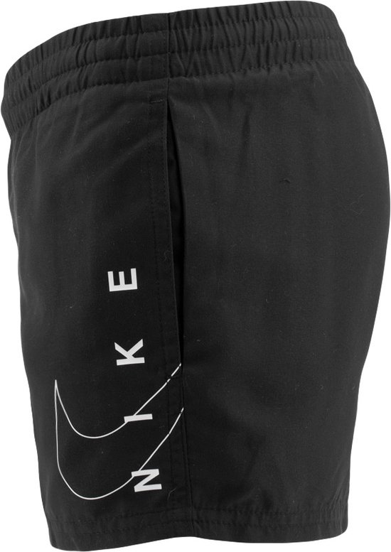 Nike Maat 140 jongens zwemshort split side logo zwart