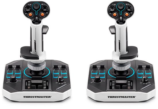 Thrustmaster SOL-R 2 Space Sim Duo - HOSAS Joystick Set voor PC - 88 Actieknoppen - 16 Assen - Voor Star Citizen & Elite Dangerous