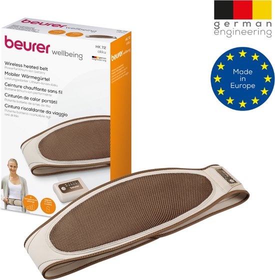 Beurer HK 72 Elektrisch Warmtekussen - Heating pad - Warmteband - Voor de rug - 125 x 18 cm - 4 Warm