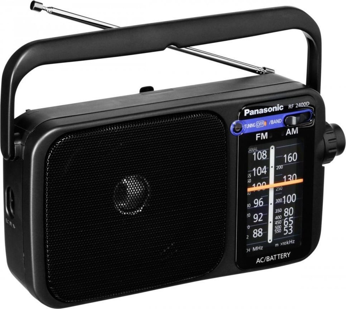 Panasonic RF-2400DEG Transistorradio FM Zwart