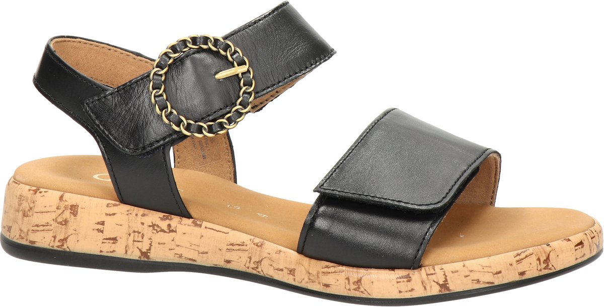 Gabor - maat 39 - Dames Sandalen 62.734.57 Zwart
