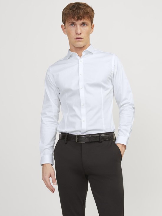 JACK&JONES - Maat M - JJPRPARMA SHIRT L/S NOOS Heren Overhemd