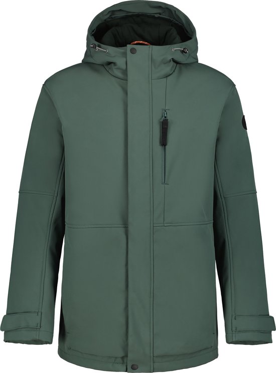 ICEPEAK - maat 56 - ASHEBORO Softshelljack Heren-Antique Green