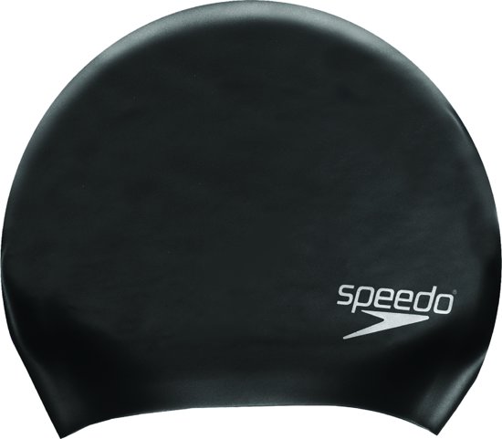 Speedo Long Hair Unisex Badmuts - Zwart - Maat One Size