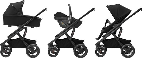 Maxi-Cosi Lila XP+ Kinderwagen - Essential - Kinderwagen inclusief reiswieg en zitje