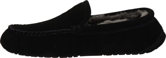Warmbat - Maat 43 - Earlwood Men Suede Heren Sloffen - Zwart