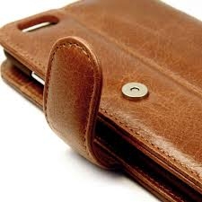 Vintage Wallet-Style Case van Leer voor de Apple iPhone 6 Plus - Brui