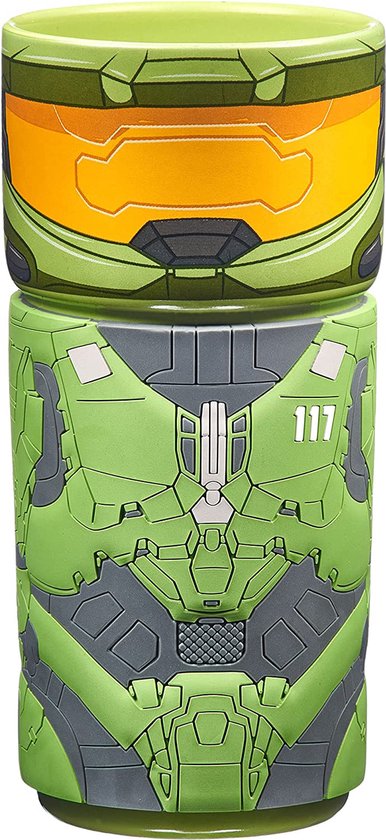 386x840 Numskull - Halo - Master Chief Coscup Herbruikbare Thermo Mok