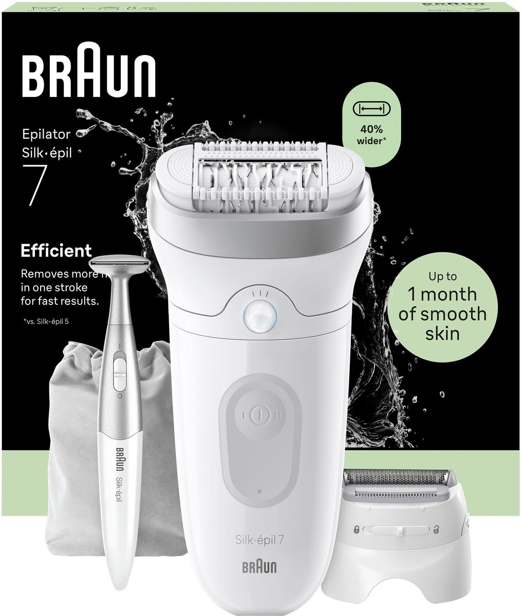 epilator, silk-épil, electric shaver, hair removal, hygiene accessory