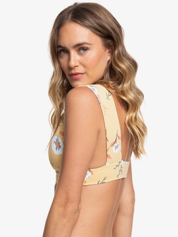 Roxy - S - Lahaina Bay - Langere Triangel-Bikinitop voor Dames