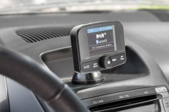 CALIBER PMT801DAB-BT - DAB+ FM transmitter met Bluetooth