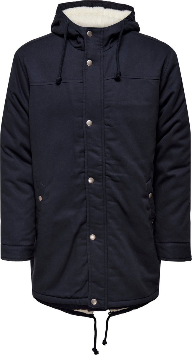 ONLY & SONS -maat M - ONSALEX TEDDY PARKA JACKET EXP RE VD Heren Jas
