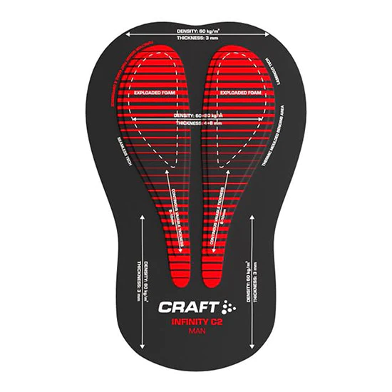 Craft Route koersbroek - Maat M - Heren - Zwart groen