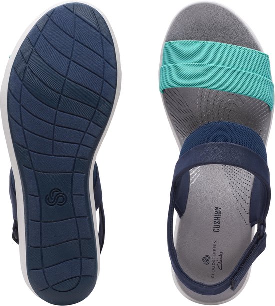 Clarks Step Cali Muir - maat 39 - Navy Combi - Vrouwen