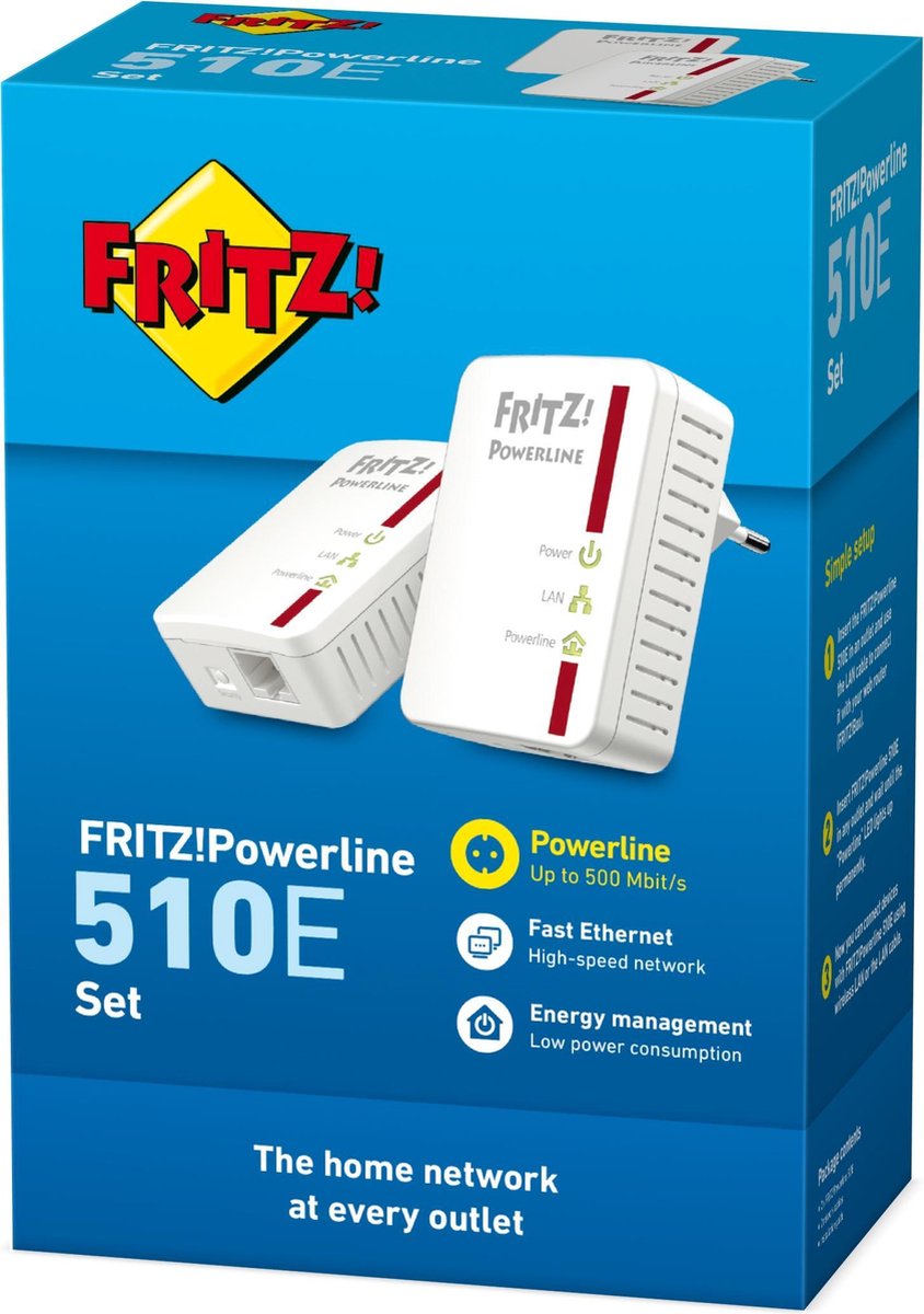 AVM FRITZ!Powerline 510E - Powerline / 2 Stuks