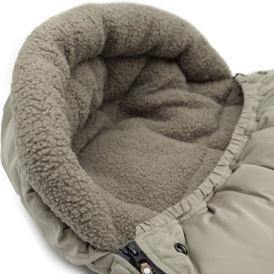 Jollein Voetenzak buggy/kinderwagen Puffed Olive Green