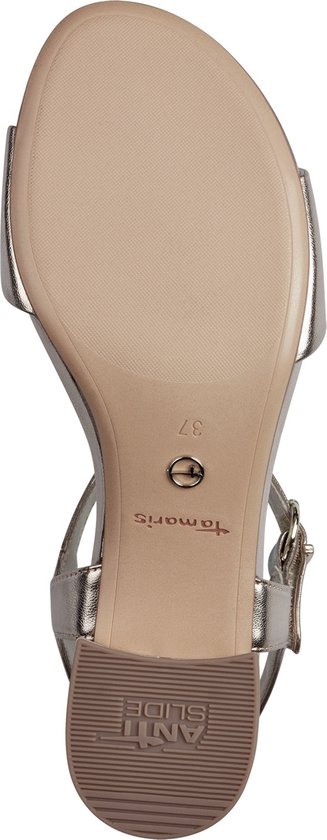Tamaris Essentials - maat 39- Dames Sandalen - LIGHT GOLD
