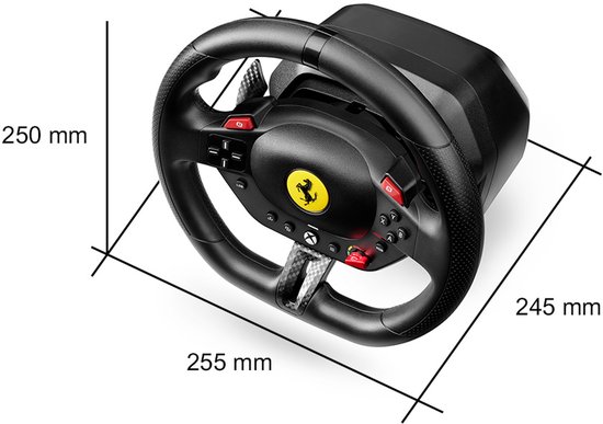Thrustmaster T98 Ferrari 296 GTS - Racestuur met pedalen voor XBOX Series en PC - geschikt voor Forza Horizon 6
