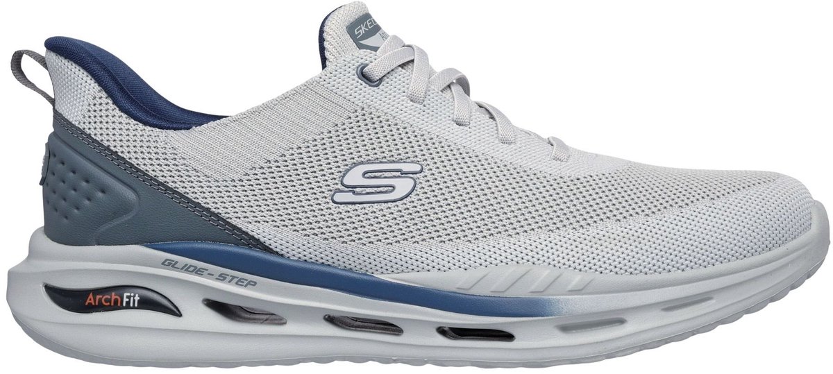 Skechers - maat 45 - ARCH FIT ORVAN - KINCADE herensneakers - Grijs