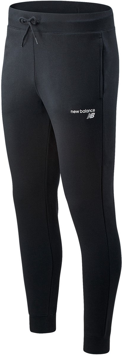 broek, trainingsbroek, new balance, zwarte broek, tapered fit