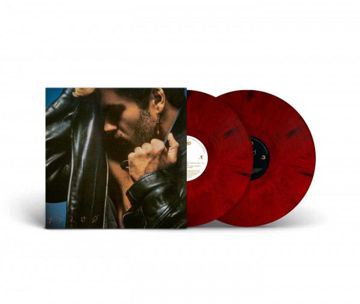vinyl, record, rode vinyl, dubbel LP, leren jas