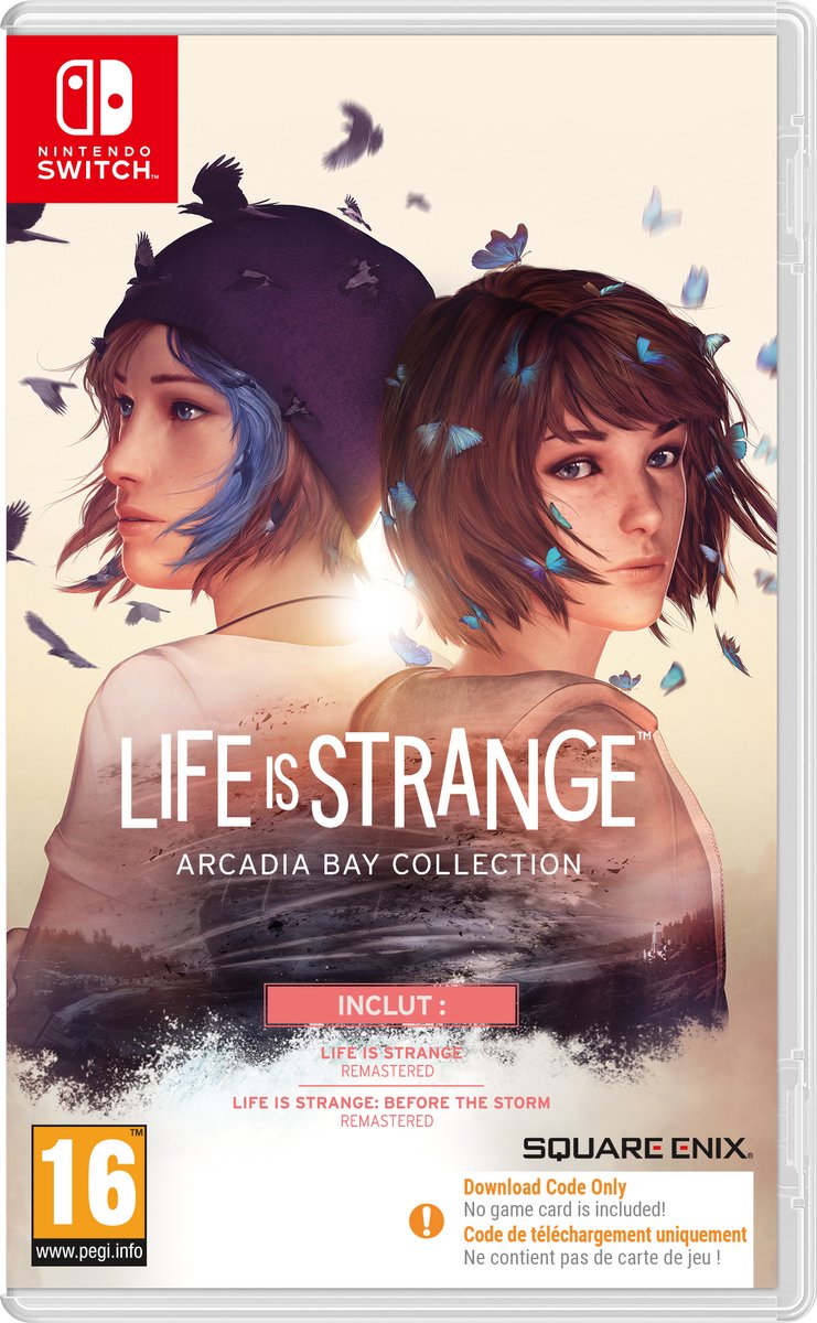 Switch, Game cover, Twee vrouwen, Vleugels/lovende vlinders, Arcadia Bay-collectie