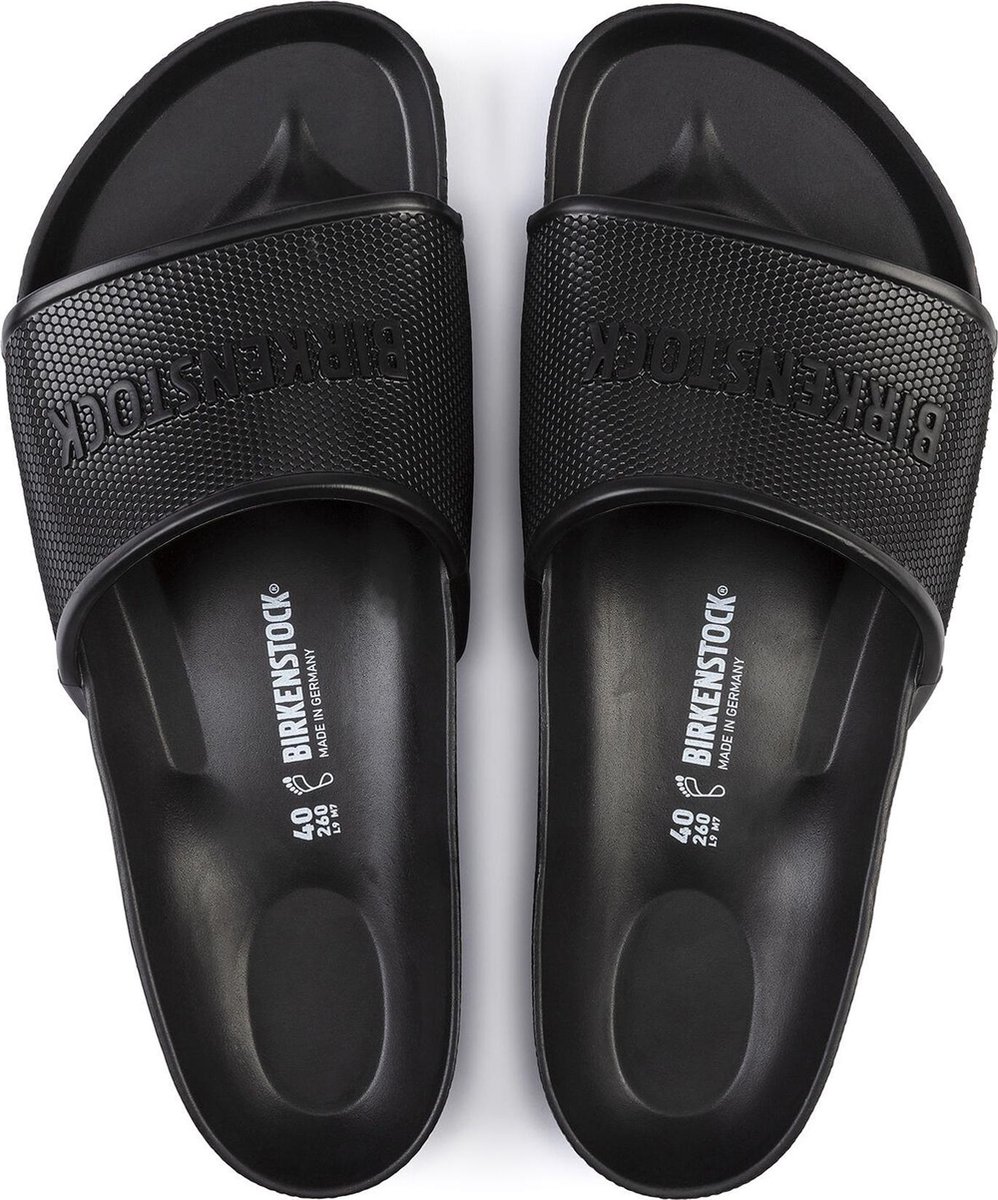 Birkenstock - 43 - Barbados EVA Black  - Regular Heren Slippers - Black