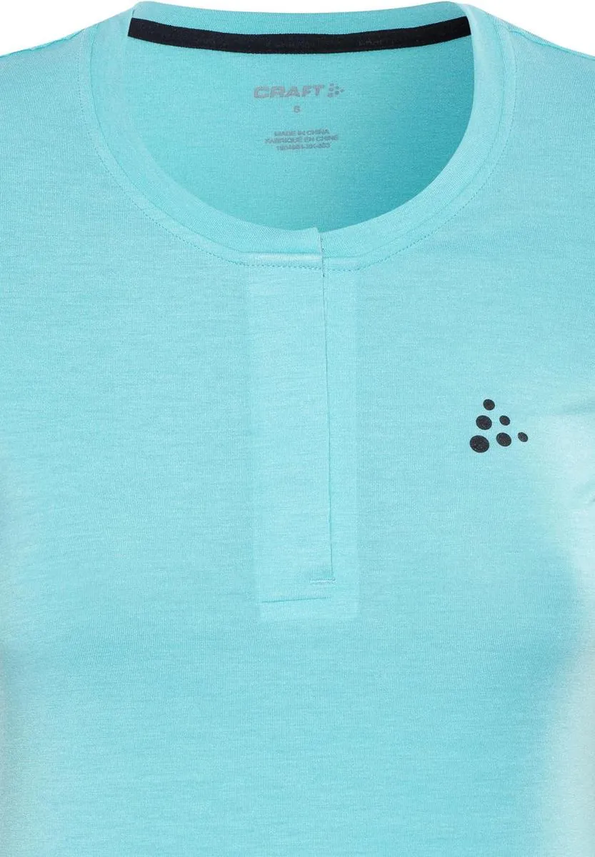 Craft Ride Wielrenshirt - Maat L - Dames - Blauw