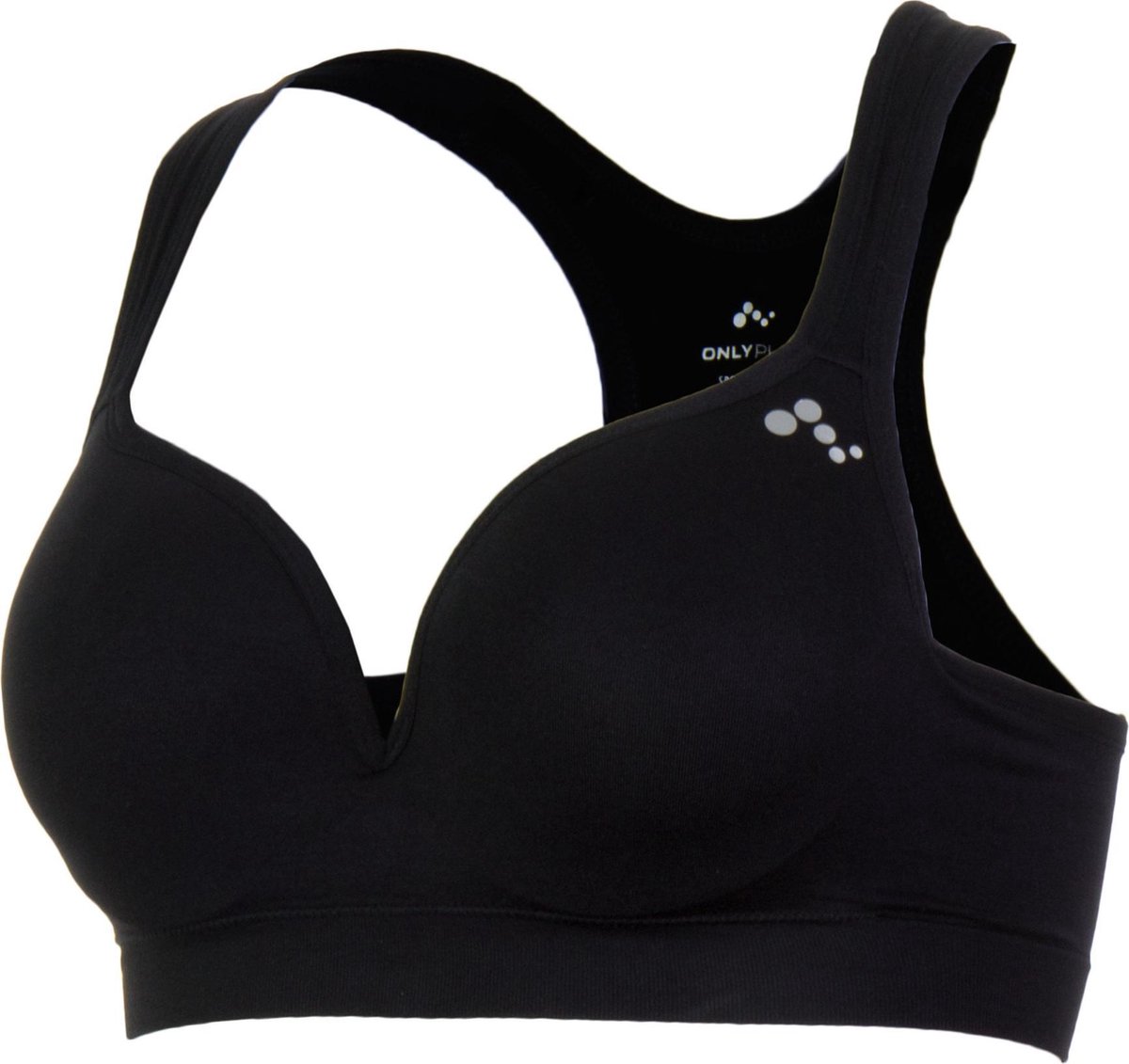 ONLY PLAY  - Maat L - ONPMARTINE SEAMLESS OPUS  Sportbeha Zwart