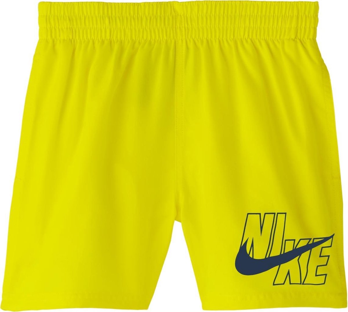 zwembroek, geel, Nike logo, zwembroek met logo, korte broek