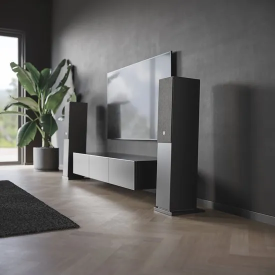 Audio Pro A48 - Smart Multiroom Actieve Vloerstaande Luidsprekers - 2x130W - Zwart - Set van 2