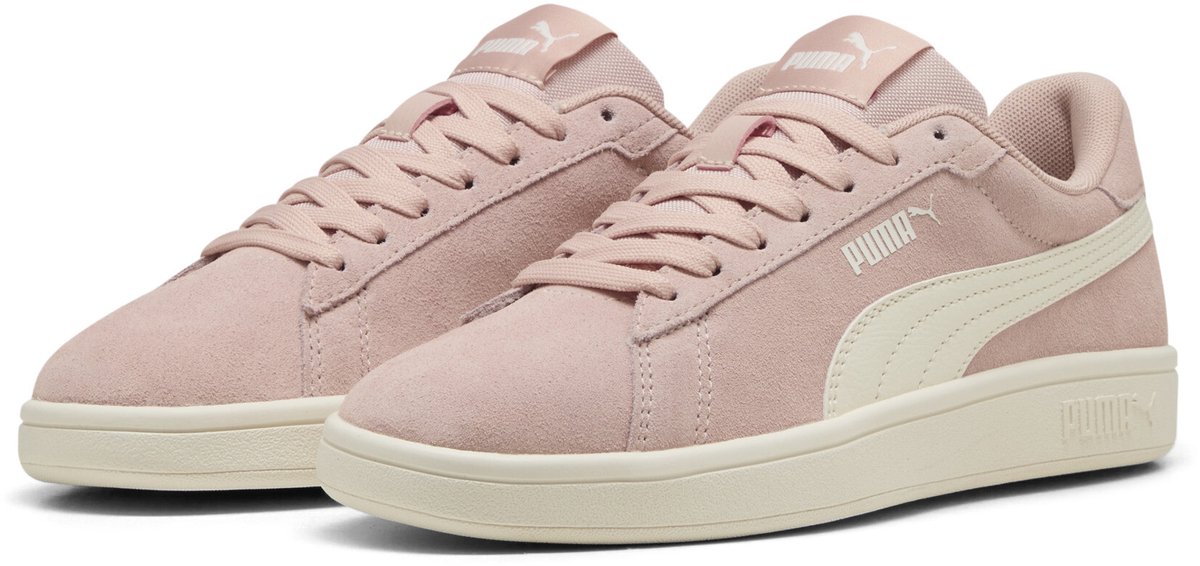 rose, suede, sneakers, low-cut, puma
