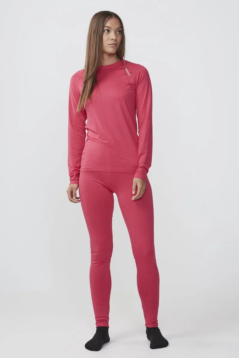 lange mouwen, set, roze, stretch, kledingset