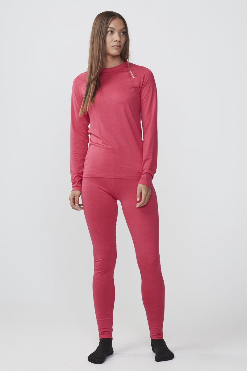 lange mouwen, set, roze, stretch, kledingset