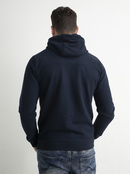Petrol Industries - Heren Hoodie Met Rits - Blauw - Maat XXL