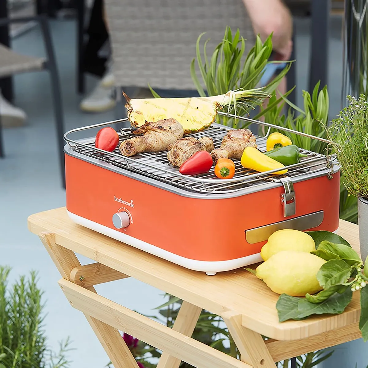 Barbecook E-Carlo elektrische tafel BBQ Barbecook Red 42,5x33x16,5cm
