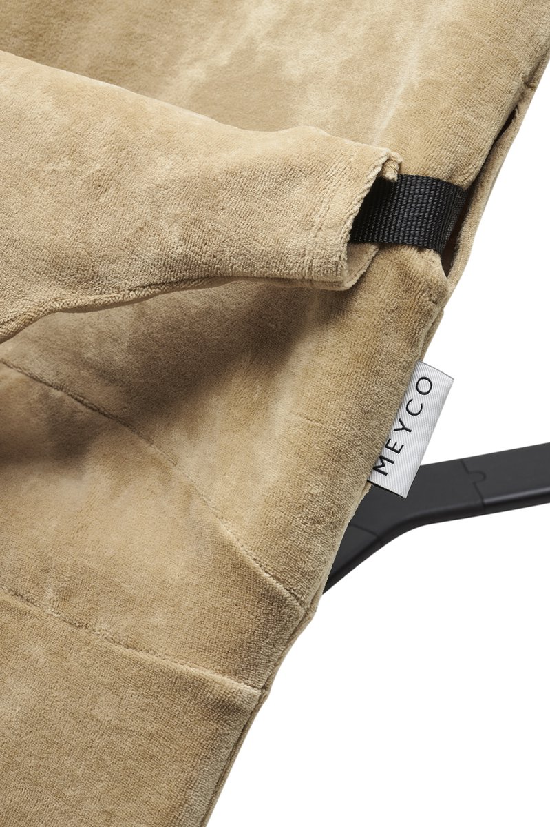 Meyco Baby Velvet wipstoelhoes - taupe