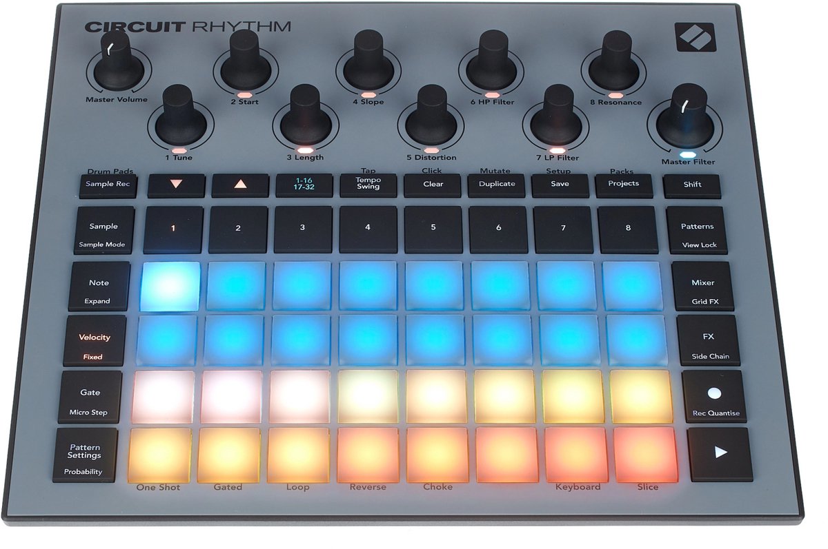 drumpad, controller, MIDI, groove, lighting