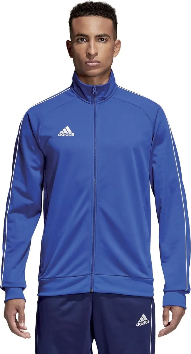 Adidas Core 18 Sportvest  - Maat S - Heren - Bold Blue/White