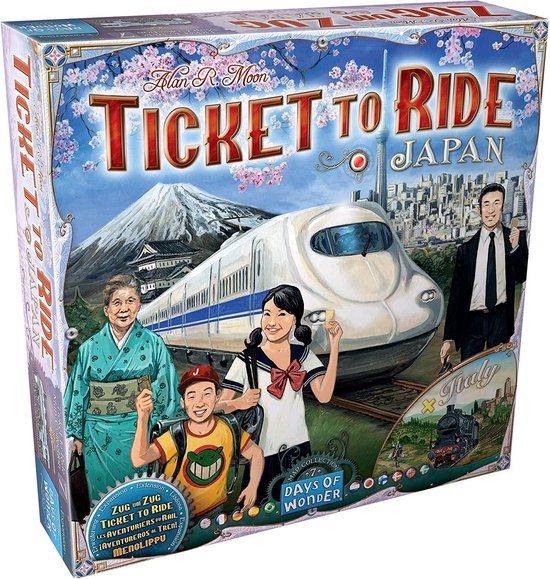 Days of Wonder - Ticket to Ride Japan & Italië - Uitbreiding - Bordspel