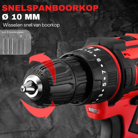 Accu Schroefboormachine 18V - Accuboormachines - Accuboormachine - Boormachine - Boormachine