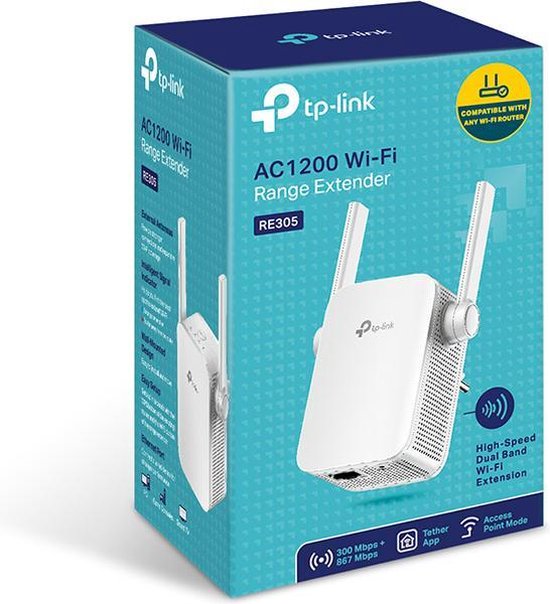 TP-Link RE305 - WiFi Versterker - 1200 Mbps