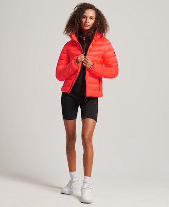 Superdry Maat XS Superdry Hooded Classic Fuji Puffer Dames Jas