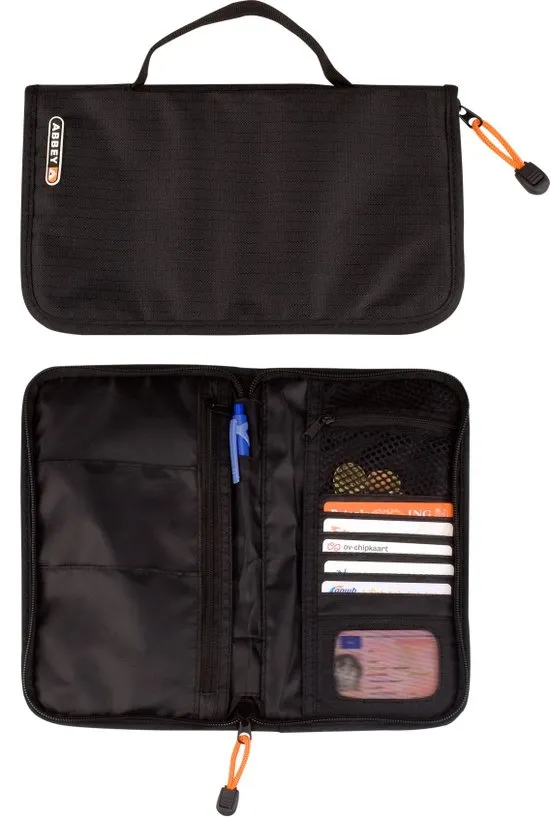 Abbey Camp Accessoires Tas - Reisorganiser - Zwart - ca. 25 x 14 x 2cm