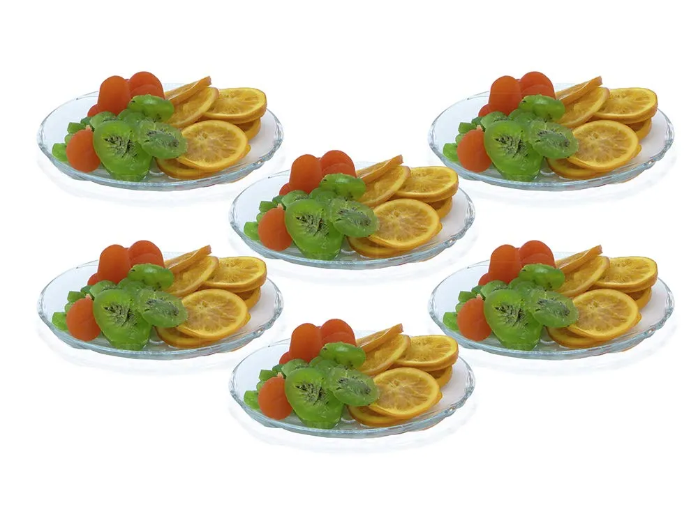 Pasabahce Perla Round Desert Bord, Set of 6 |  194 mm
