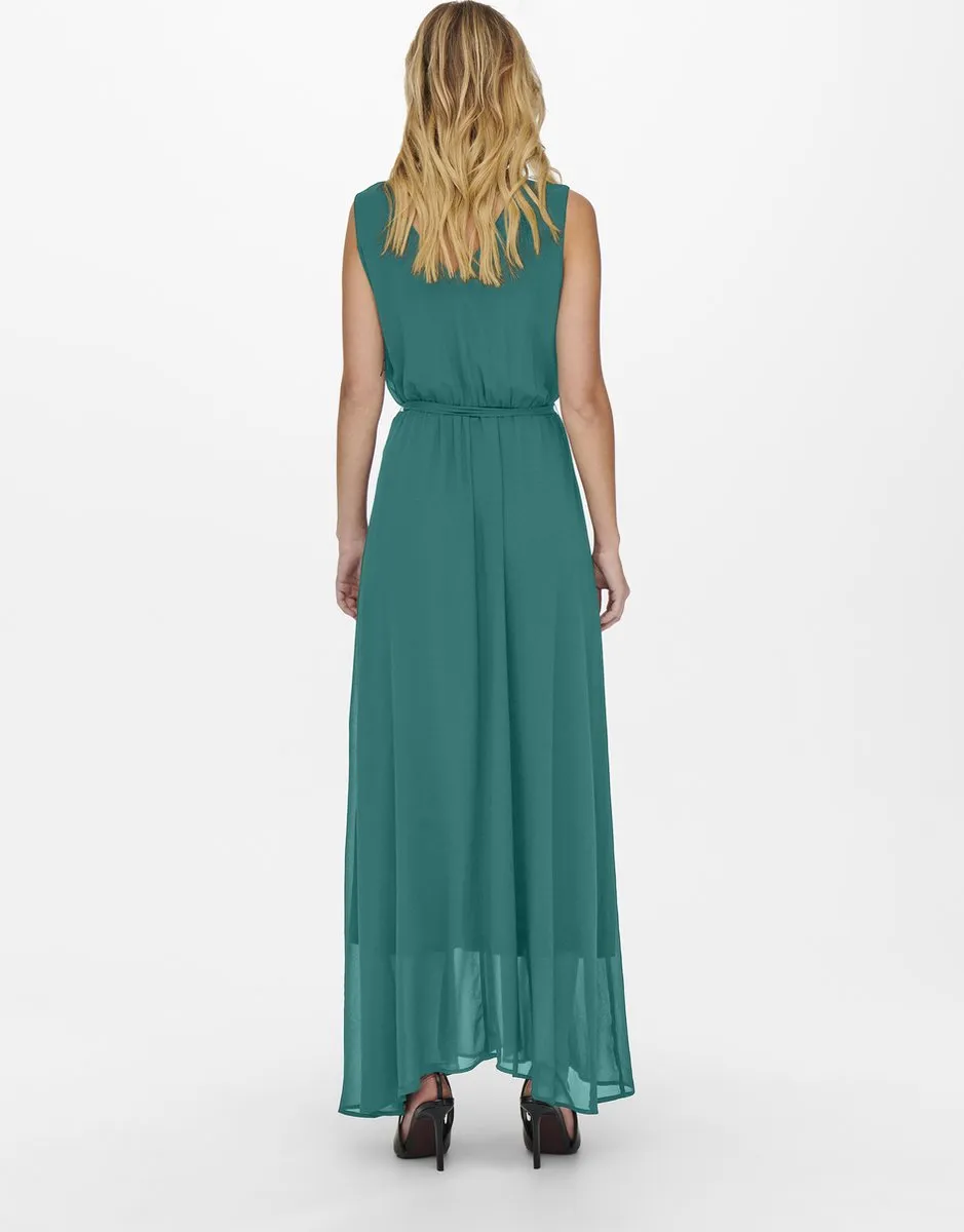 ONLY - Maat L - ONLSOFIA SL WRAP MAXI DRESSWVN Dames Jurk