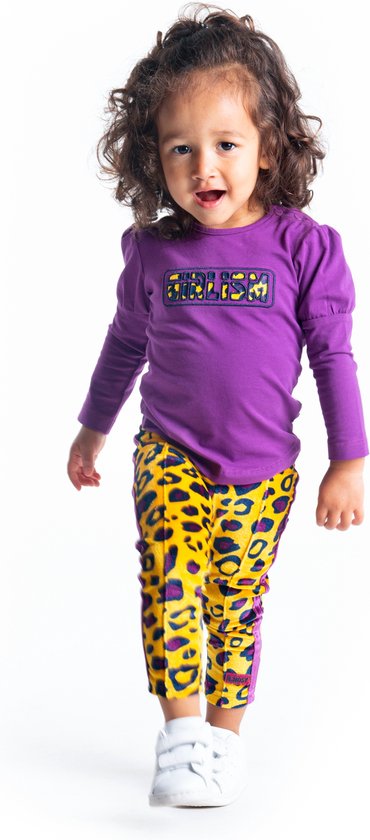 B-nosy - Maat 86 - Meisjes Broek - AO panther